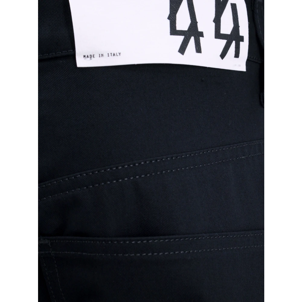 44 Label Group Broek Dames Recht Zwarte Rechte Broek Black Heren