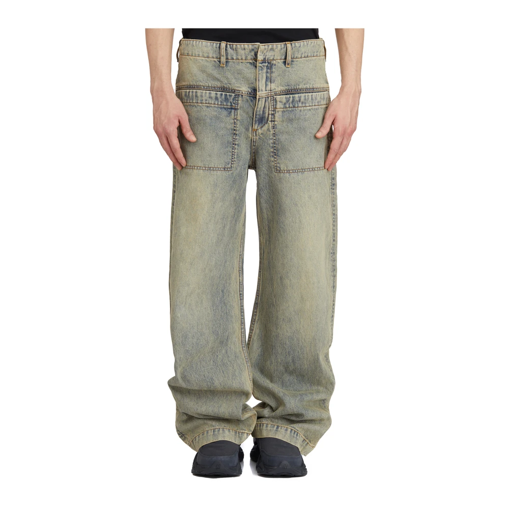 Entire Studios Denim Wave Broek Blue Heren