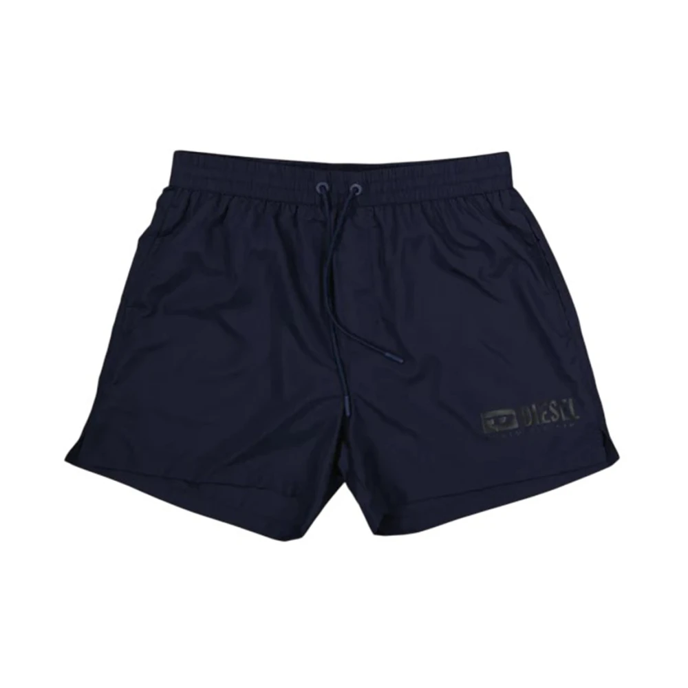 Diesel Men's Blue Beachwear, S, Swim Shorts With Quick Dry Lining