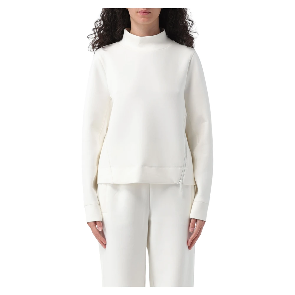 Emporio Armani Warme Witte Sweatshirt M White Dames