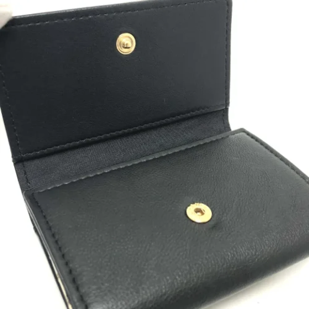 Chanel Vintage Pre-owned Leather key-holders Black Dames