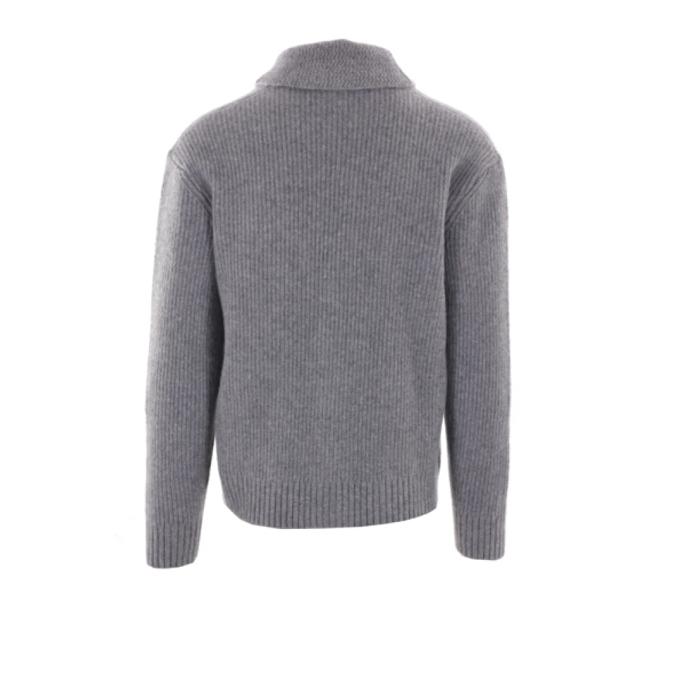 Tom Ford Kasjmier Zijde Grijs Cardigan Sweater Gray Heren