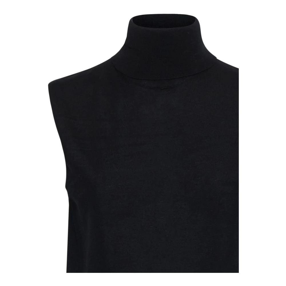 Kaos Zwarte Sweaters Collectie Black Dames