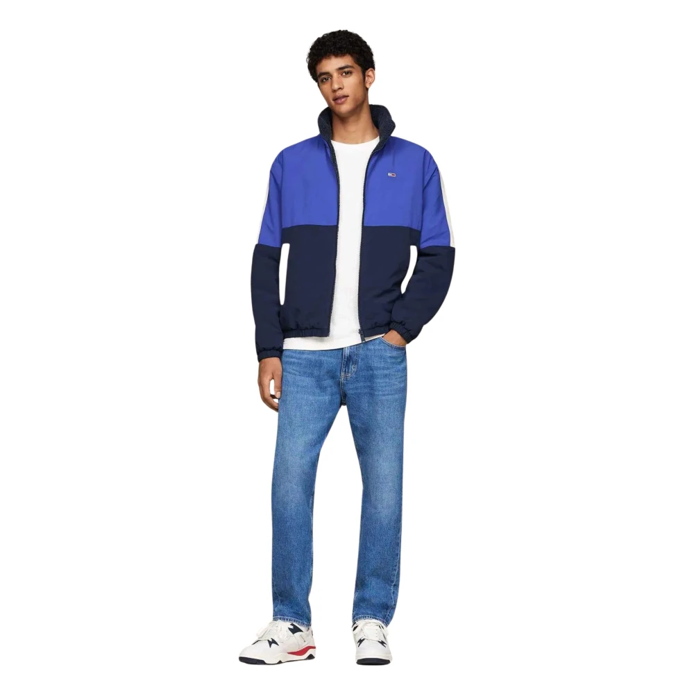 Tommy Hilfiger Omkeerbaar Blokdesign Jas Blauw Blue Heren