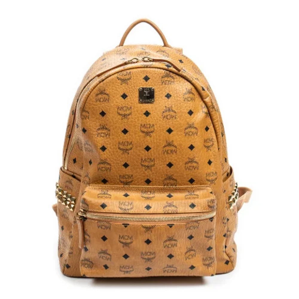 MCM Pre-owned Canvas backpacks Brown Dames