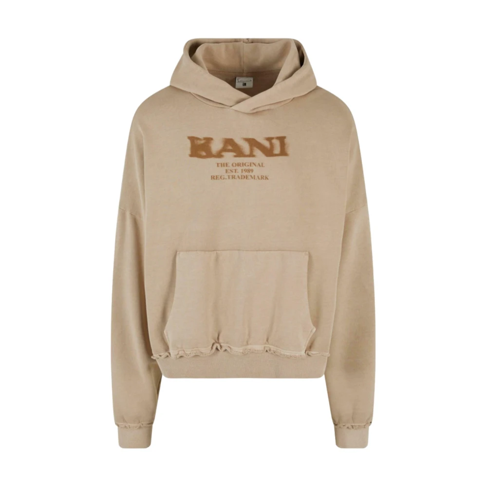 Karl Kani Katoenen Gebreide Truien en Sweaters Beige Heren