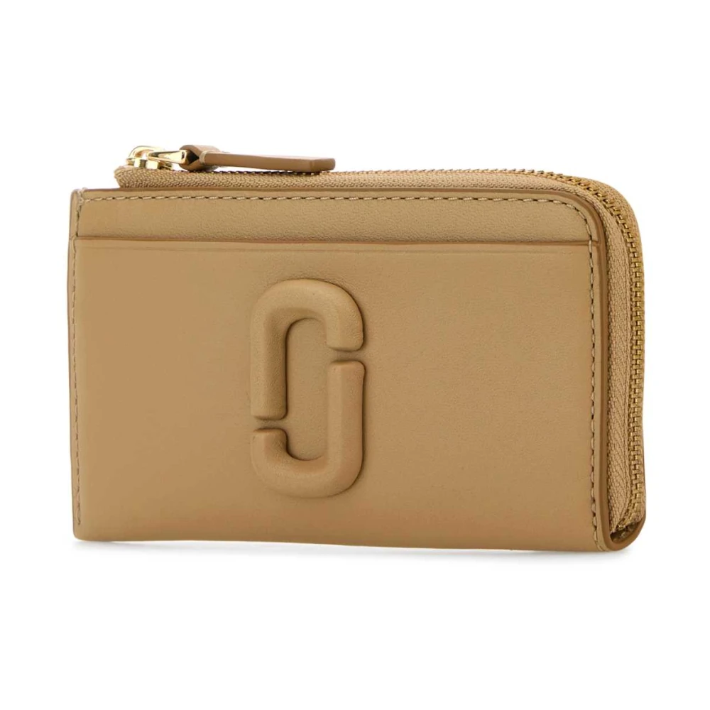 Marc Jacobs Stijlvolle Kameel Leren Kaarthouder Brown Dames