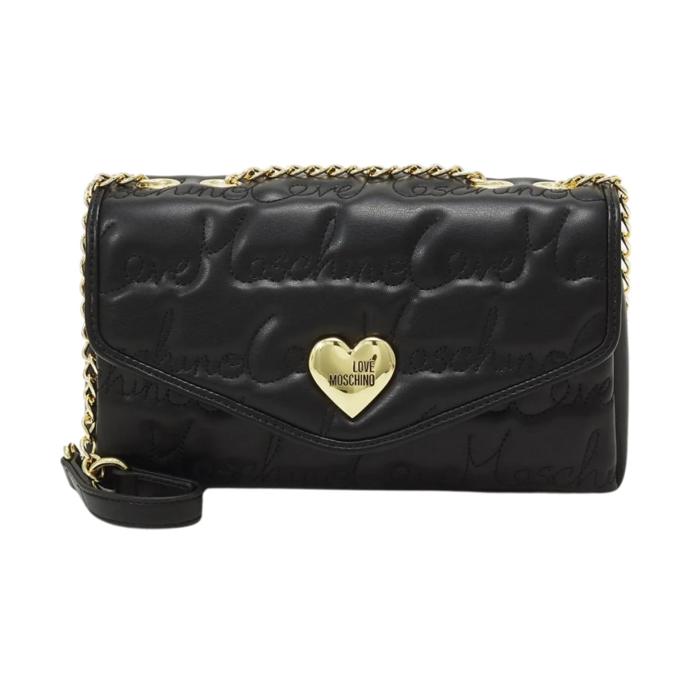 Love Moschino Zwarte PU Schoudertas Jc4125Pp1Llj Black Dames