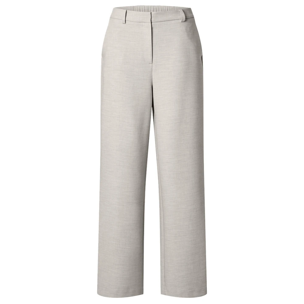 Selected Femme Hoge taille extra wijde broek Gray Dames