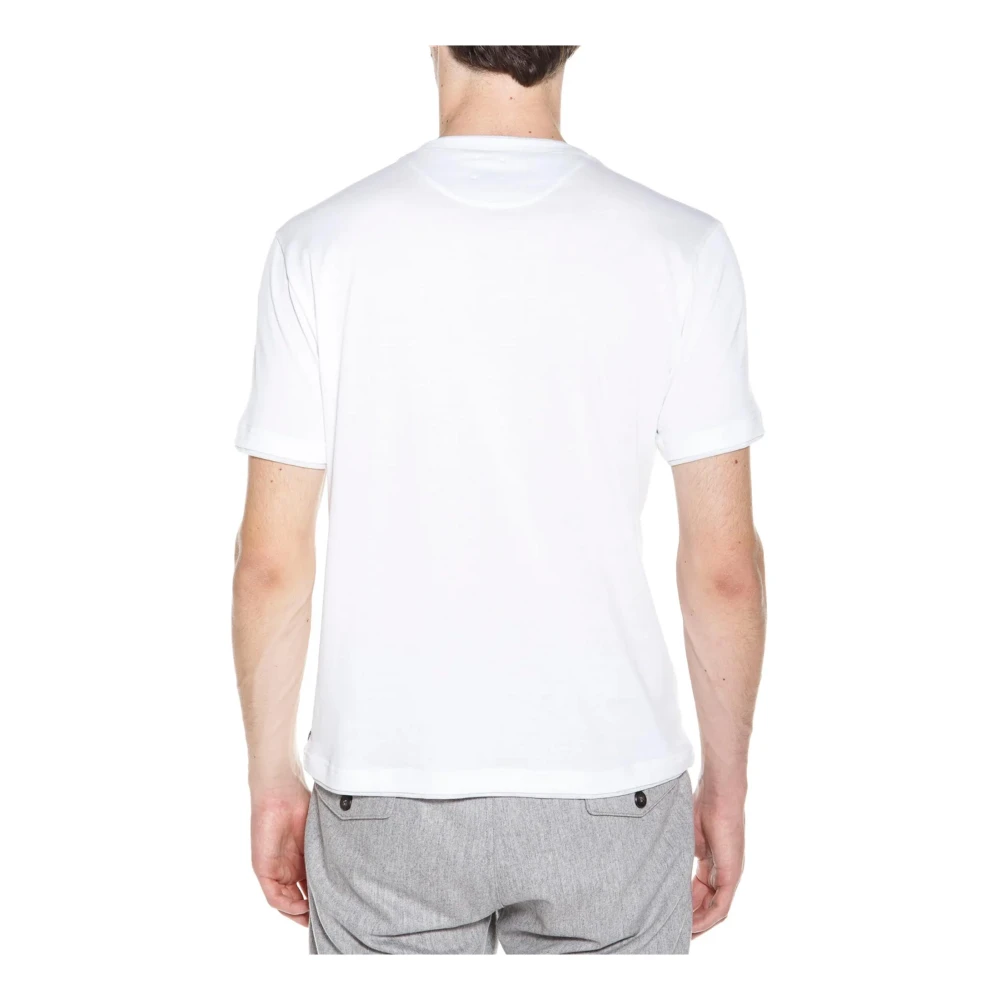 Eleventy Klassieke T-shirts en Polos White Heren