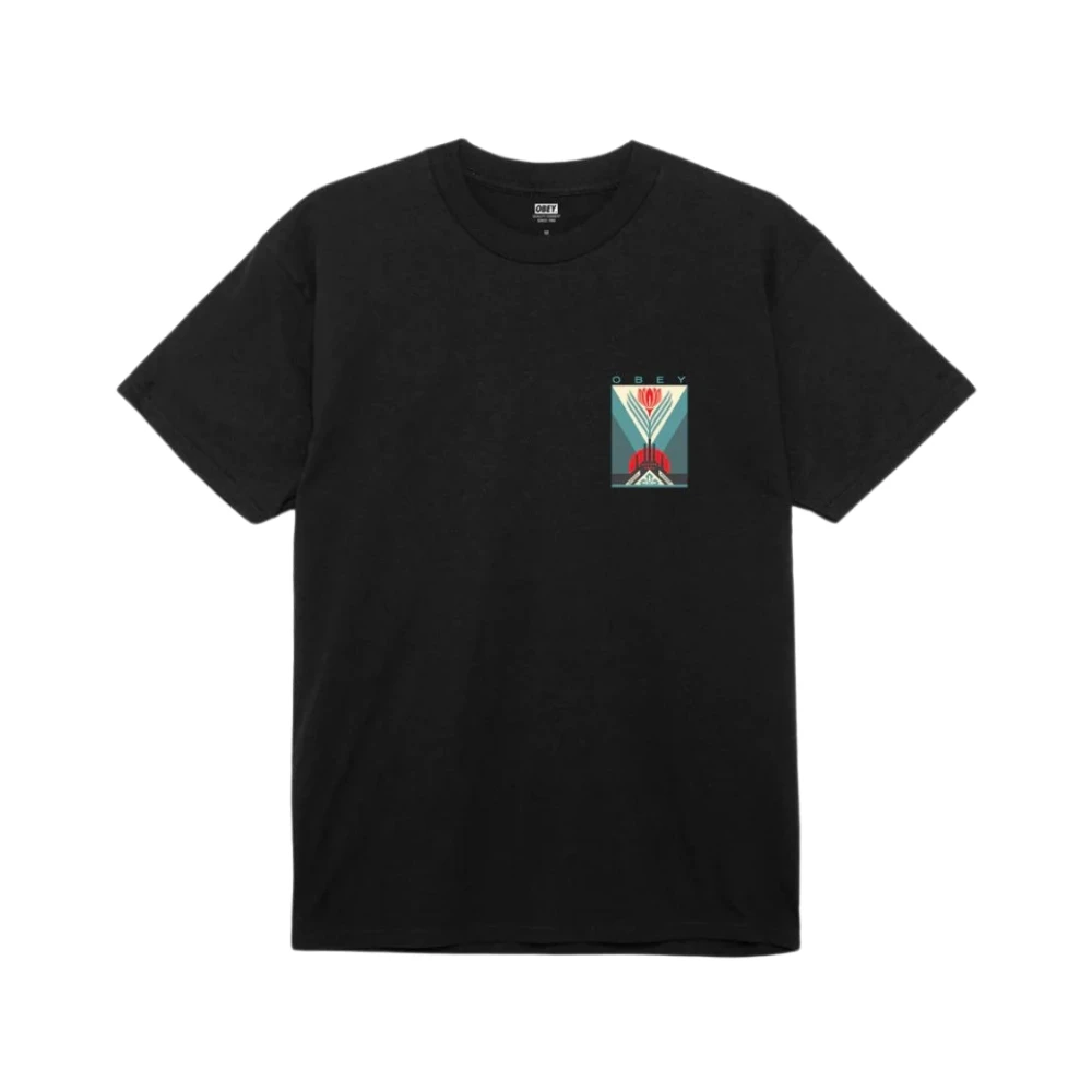 Obey Bedrukt T-shirt Black Heren