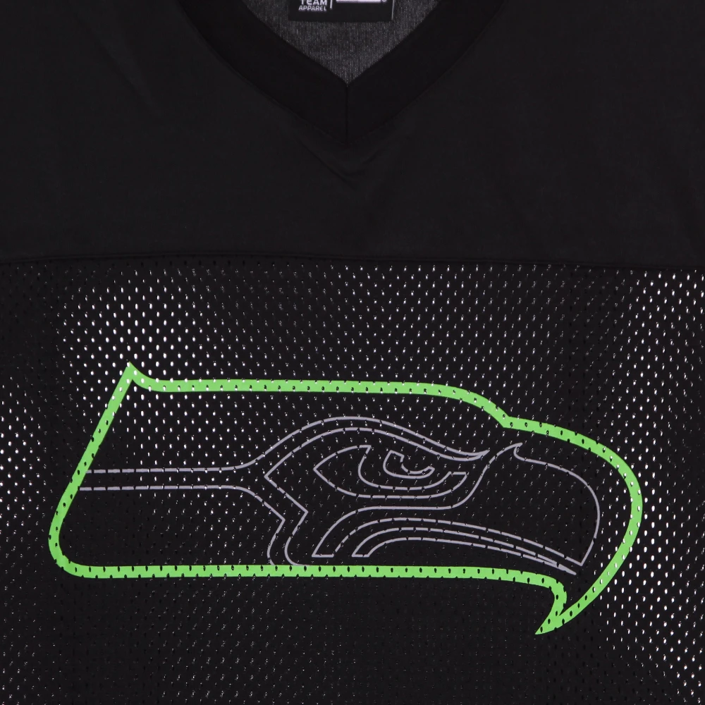 new era Seattle Seahawks Logo Oversized Tee Black Heren