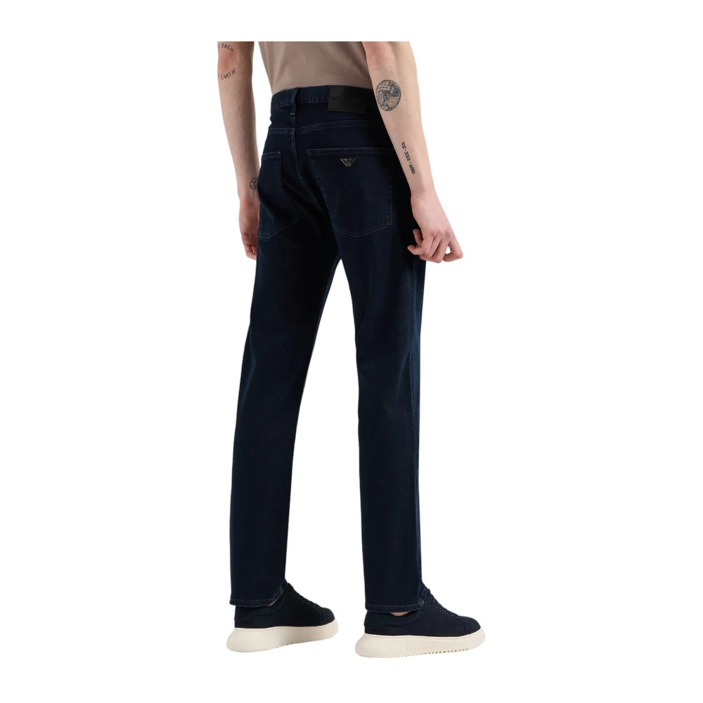 Armani Exchange Denimblauwe 5-pocket jeans Blue Heren