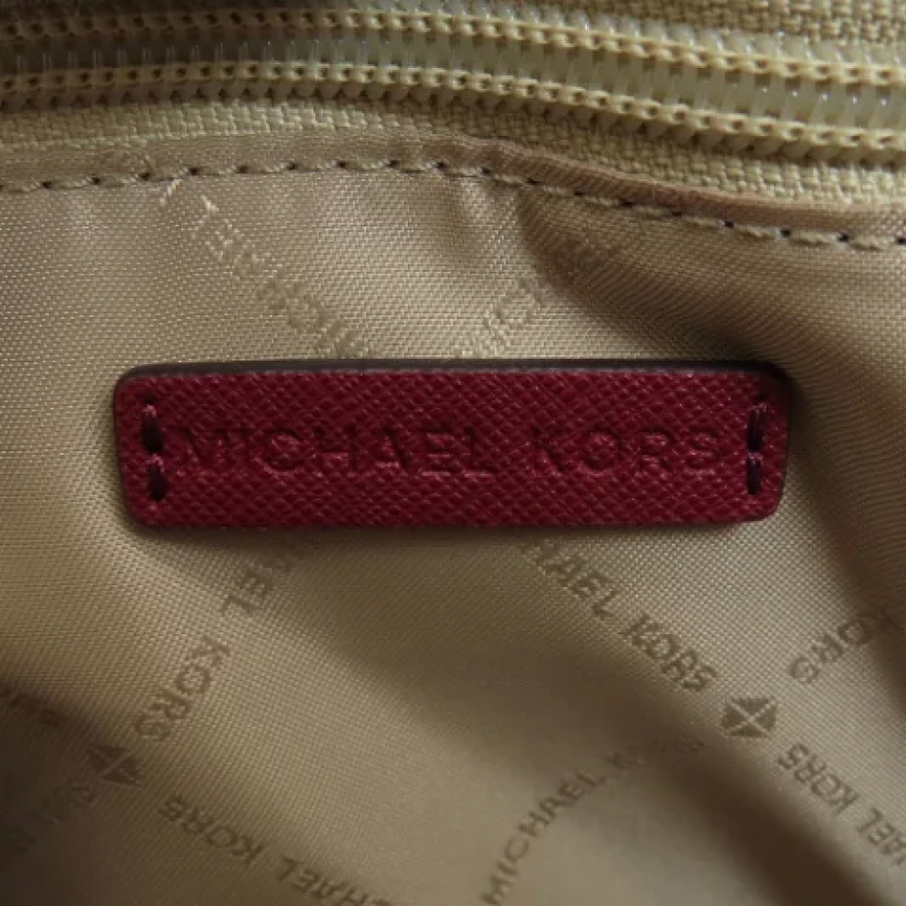 Michael Kors Pre-owned Leather crossbody-bags Red Dames