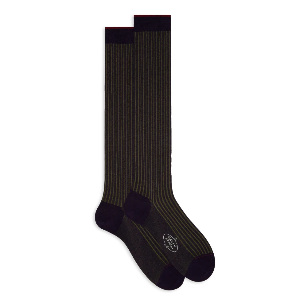 Gallo Paarse Geplateerde Katoenen Sokken Multicolor Heren
