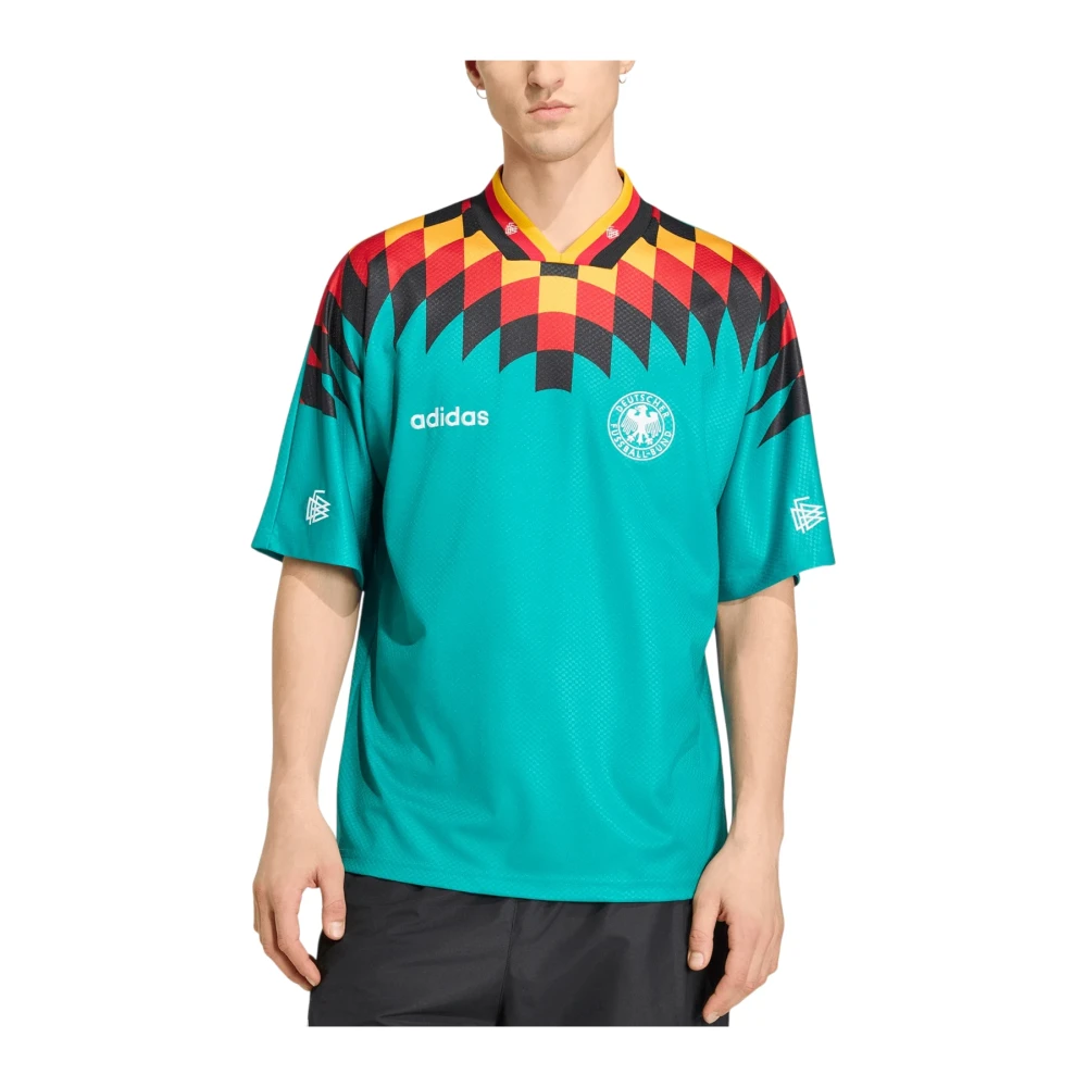 Adidas Men's Green Germany '94 Retro Away Shirt in Size M, JD Sports - Image 3