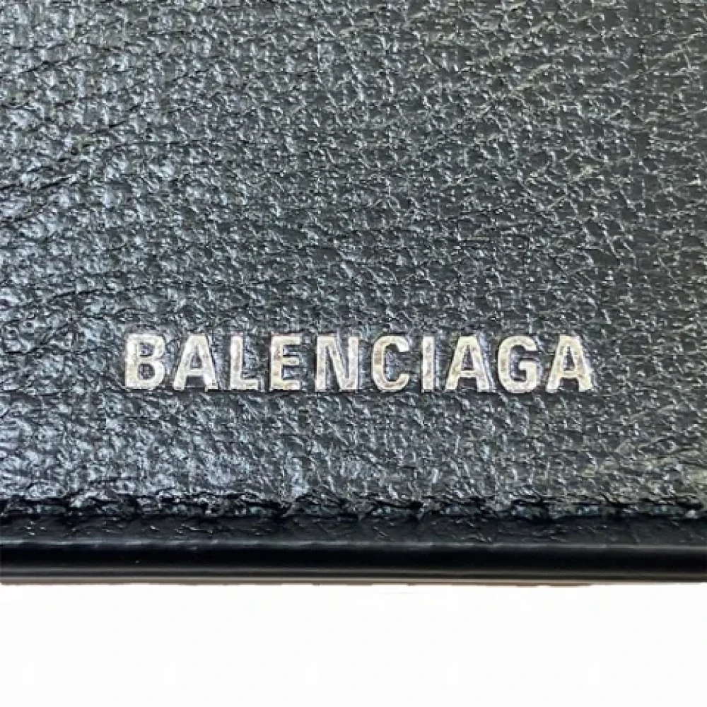 Balenciaga Vintage Pre-owned Leather wallets Black Dames