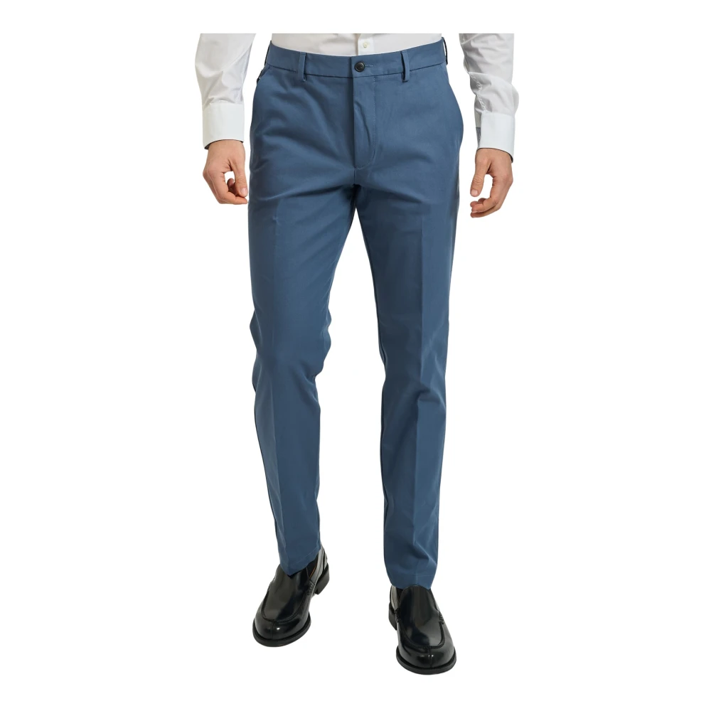 Hugo Homme Bleu Pantalons, Taille: W31 Pantalon En Twill Stretch