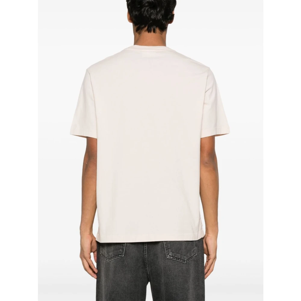 Maison Kitsuné V-hals Sweater Duif Grijs Beige Heren