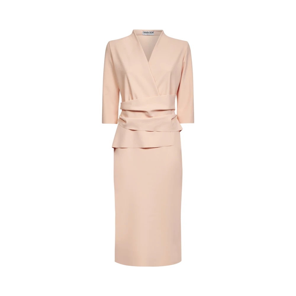 Chiara Boni Women's Pink Midi Dresses, 2XL, La Petite Robe Dresses