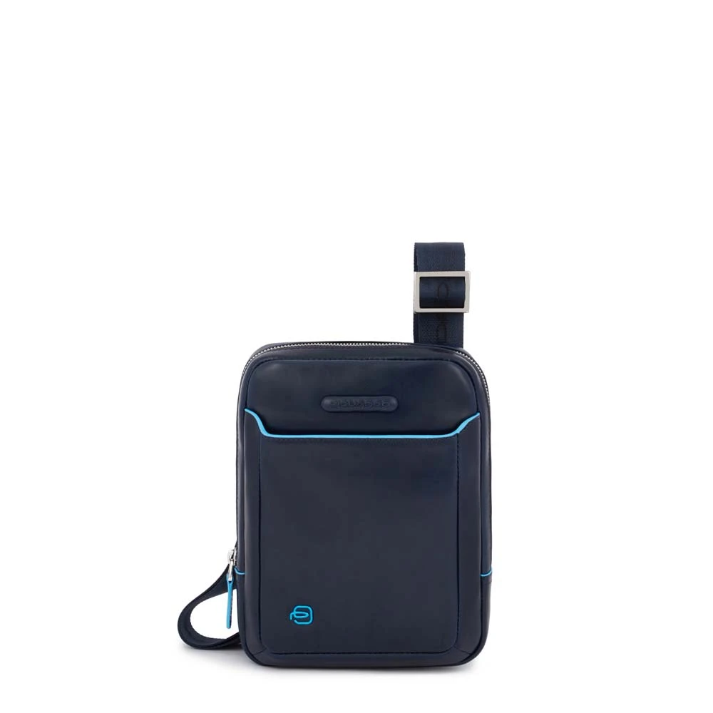 Piquadro Men's Blue Crossbody Bag - Cross Body Messenger - One Size - Bags