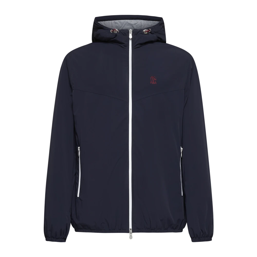 BRUNELLO CUCINELLI Blauwe Jassen voor Mannen Blue Heren