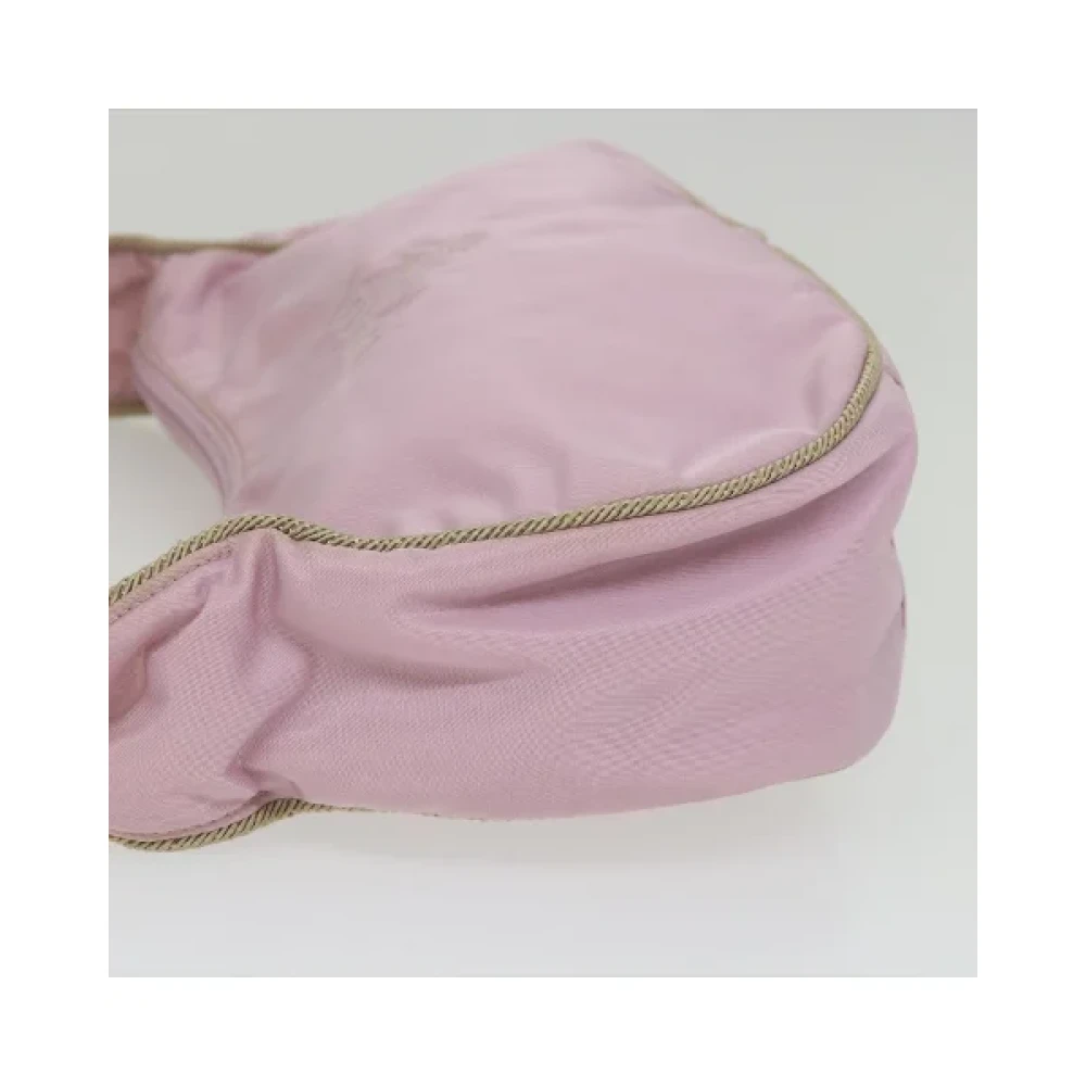 Prada Vintage Pre-owned Nylon prada-bags Pink Dames