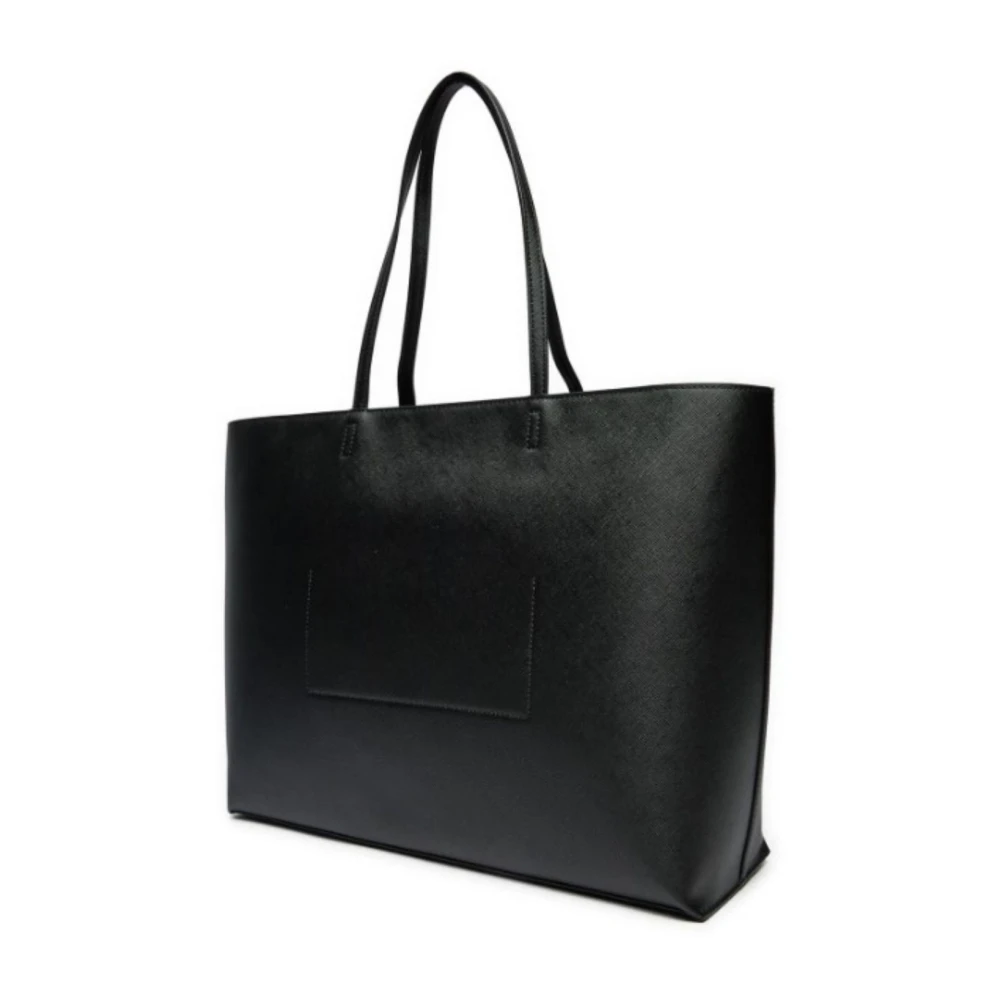 Just Cavalli Metalen Lettering Dames Tas Range Black Dames