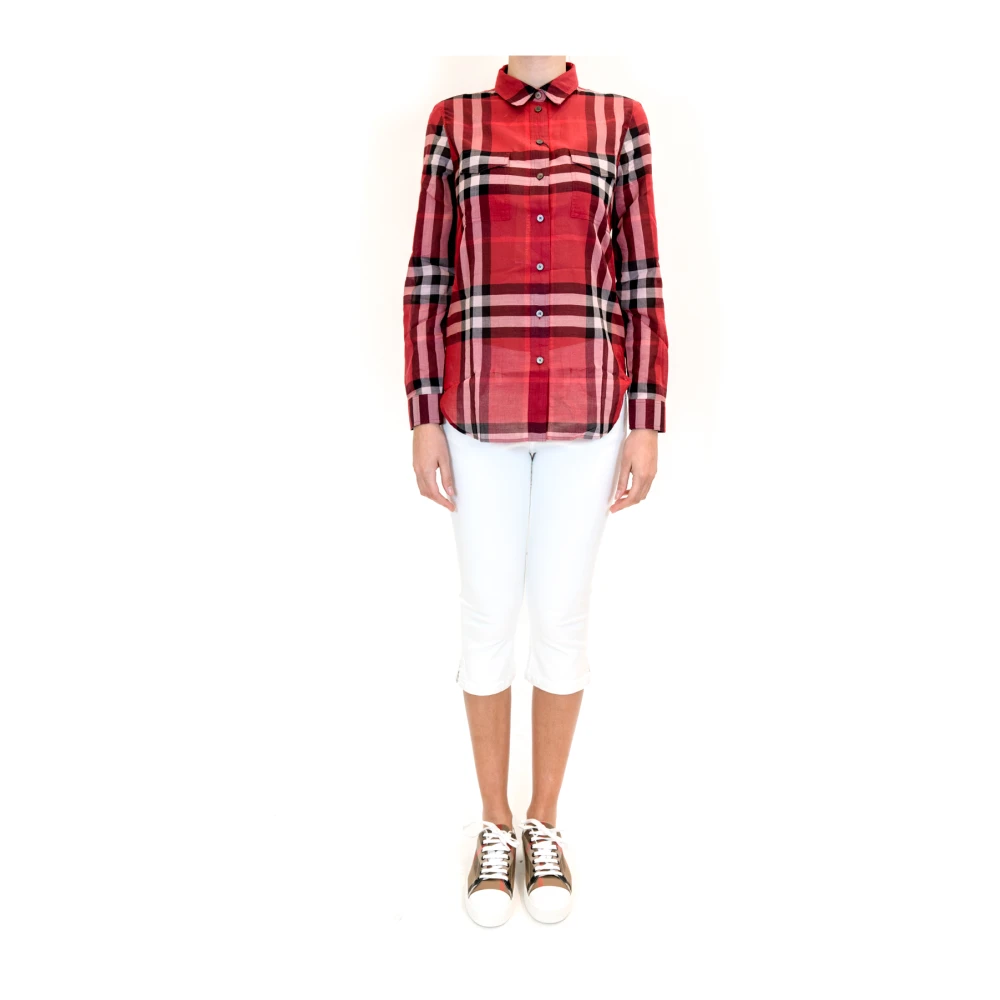 Burberry Witte Denim Jeans voor Stijlvolle Look White Dames