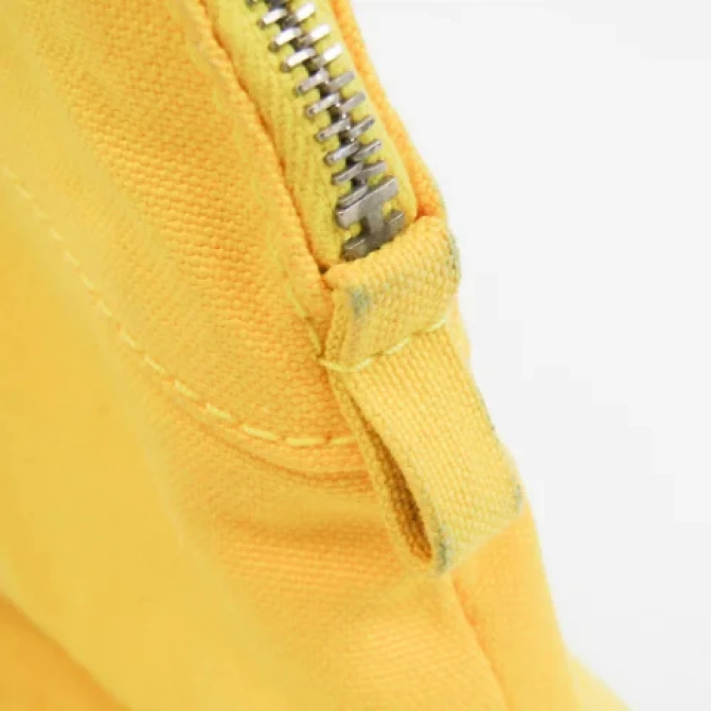 Hermès Vintage Pre-owned Leather pouches Yellow Dames