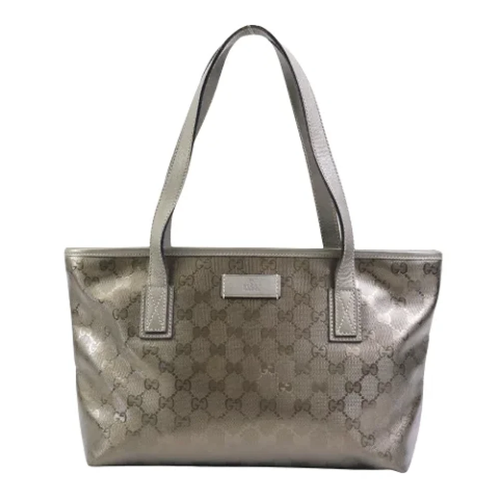 Gucci Vintage Pre-owned Canvas gucci-bags Beige Dames