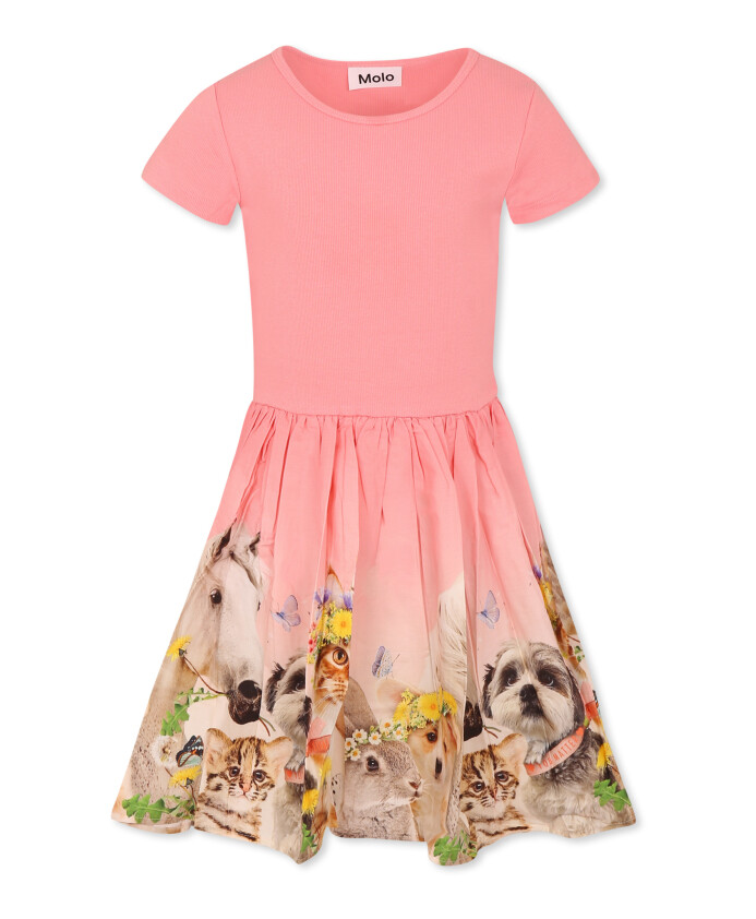 pink-animal-print-short-dress