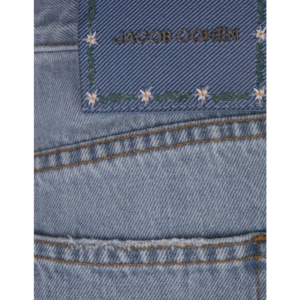 Jacob Cohën Blauwe Holly Jeans met Rips Blue Dames