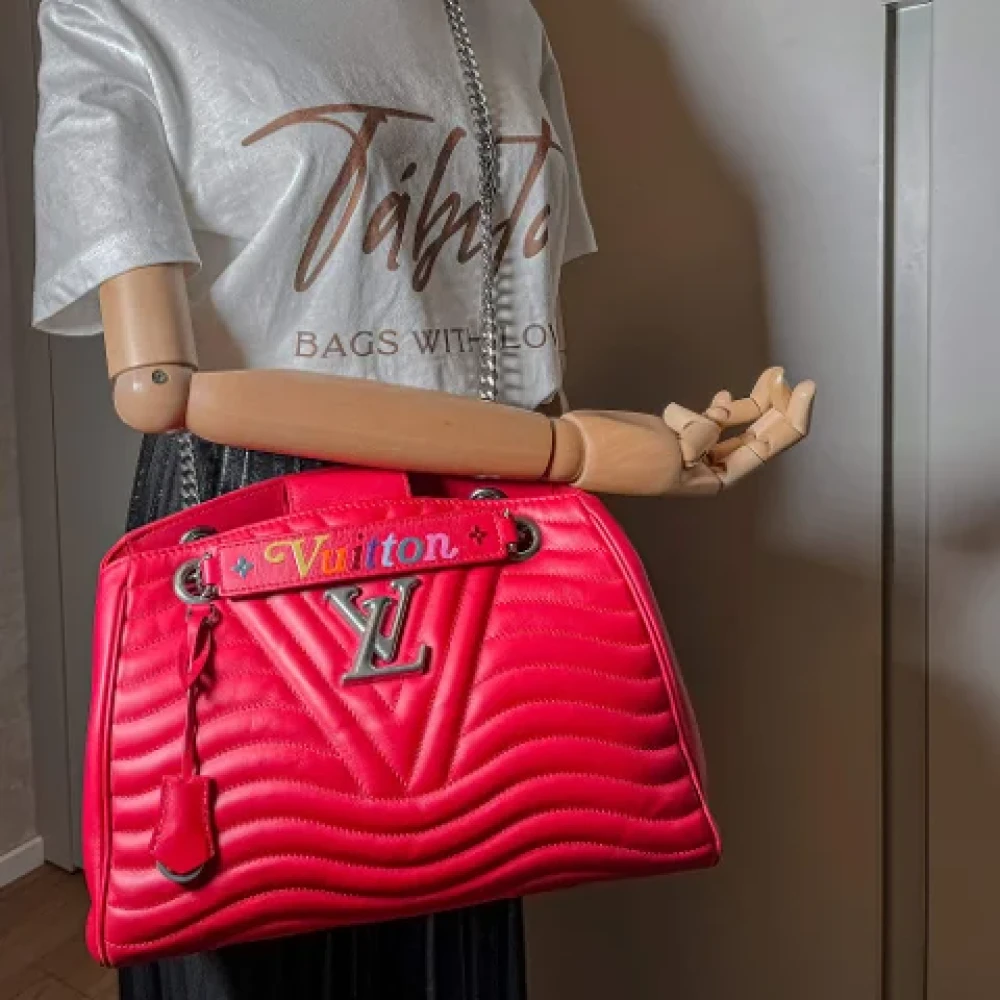 Louis Vuitton Vintage Pre-owned Leather louis-vuitton-bags Red Dames