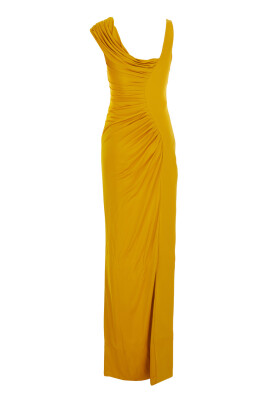robe-orange-en-jersey-liquide