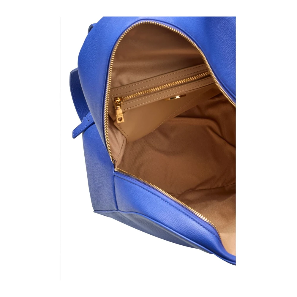 Love Moschino Stijlvolle Rugzak met Verstelbare Banden Blue Dames