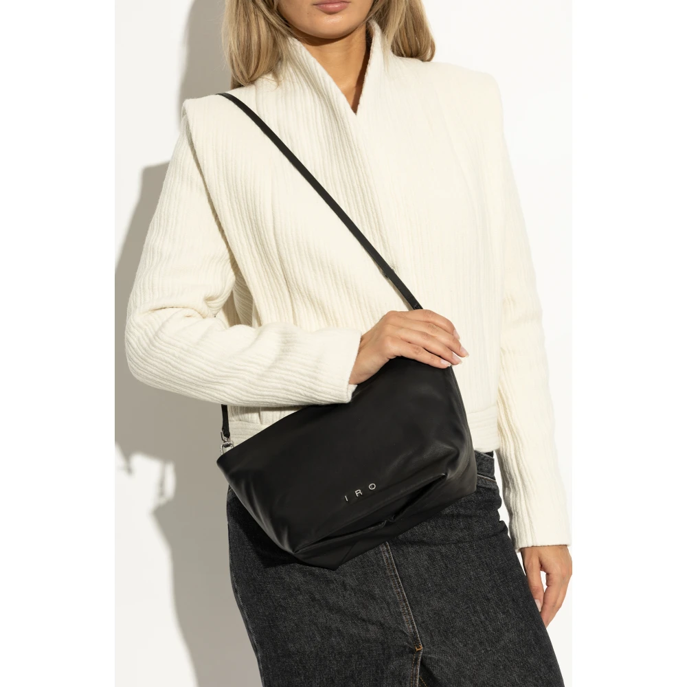 IRO Schoudertas Neo Bel Black Dames