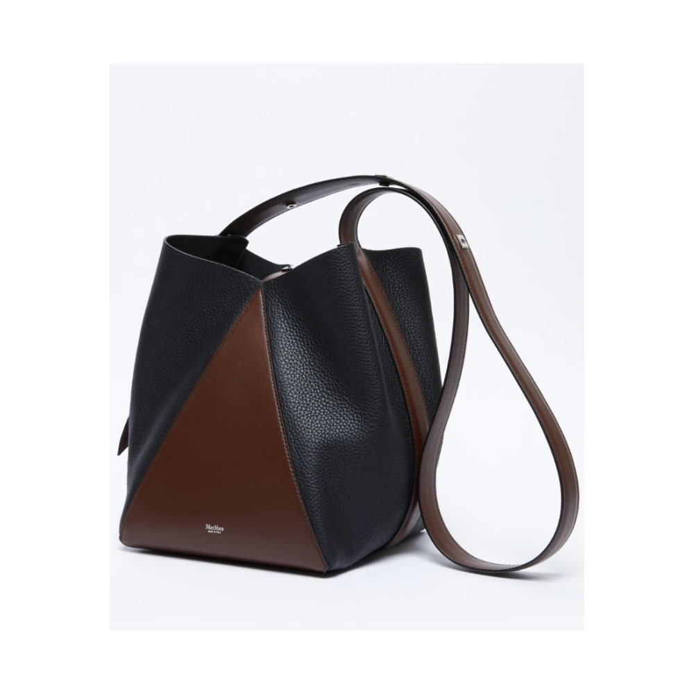 Max Mara Elegante Bucket Tas Brown Dames