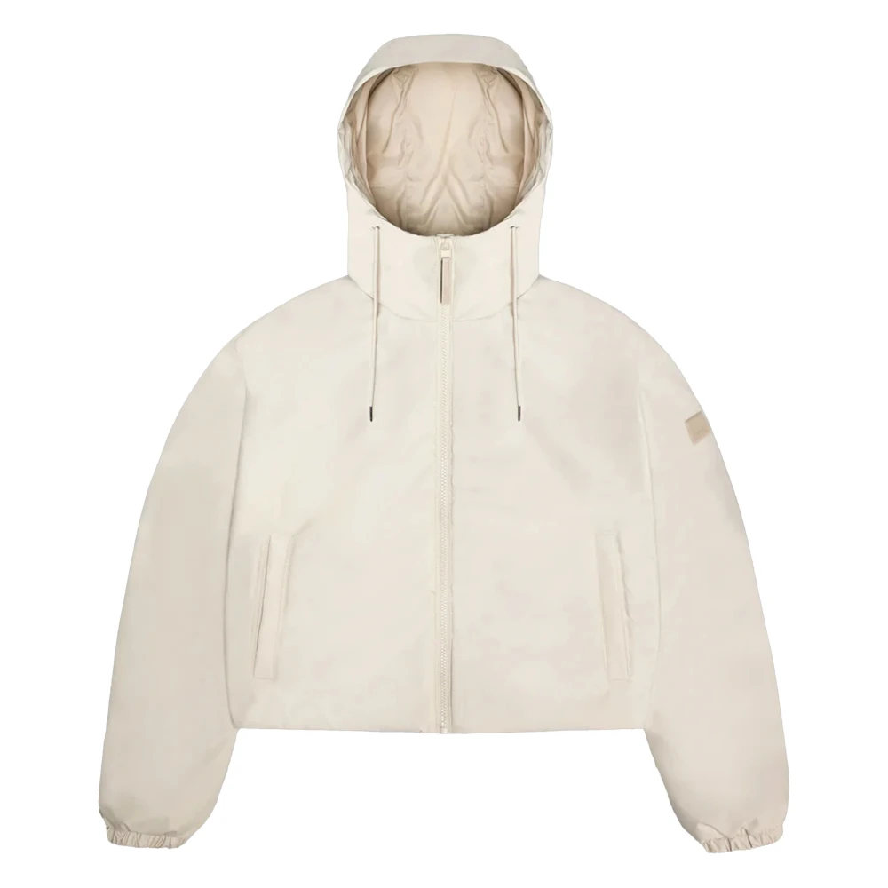 Rains Korte Geïsoleerde Regenjas Beige Heren