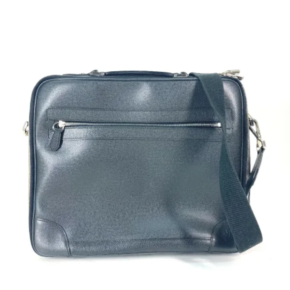 Louis Vuitton Vintage Pre-owned Leather handbags Black Heren