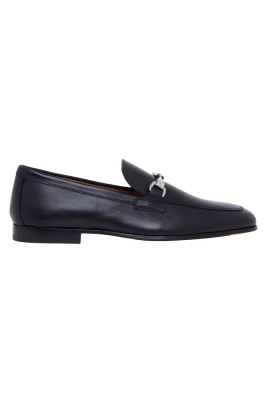Nappaläderloafers med metallbit