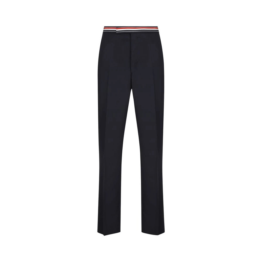 Thom Browne Men's Blue Chinos, Xs, Stylish Trousers For