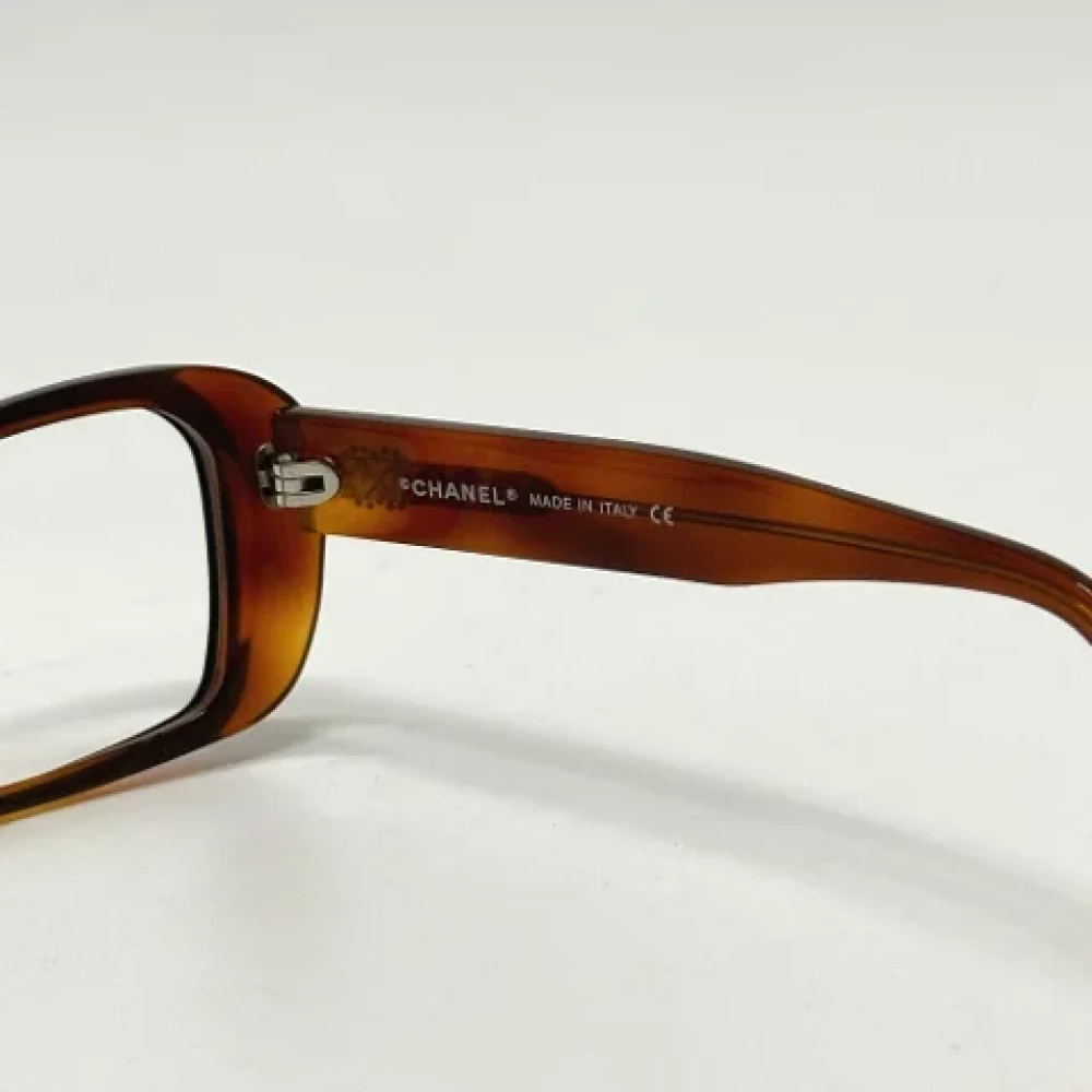 Chanel Vintage Pre-owned Fabric sunglasses Brown Dames