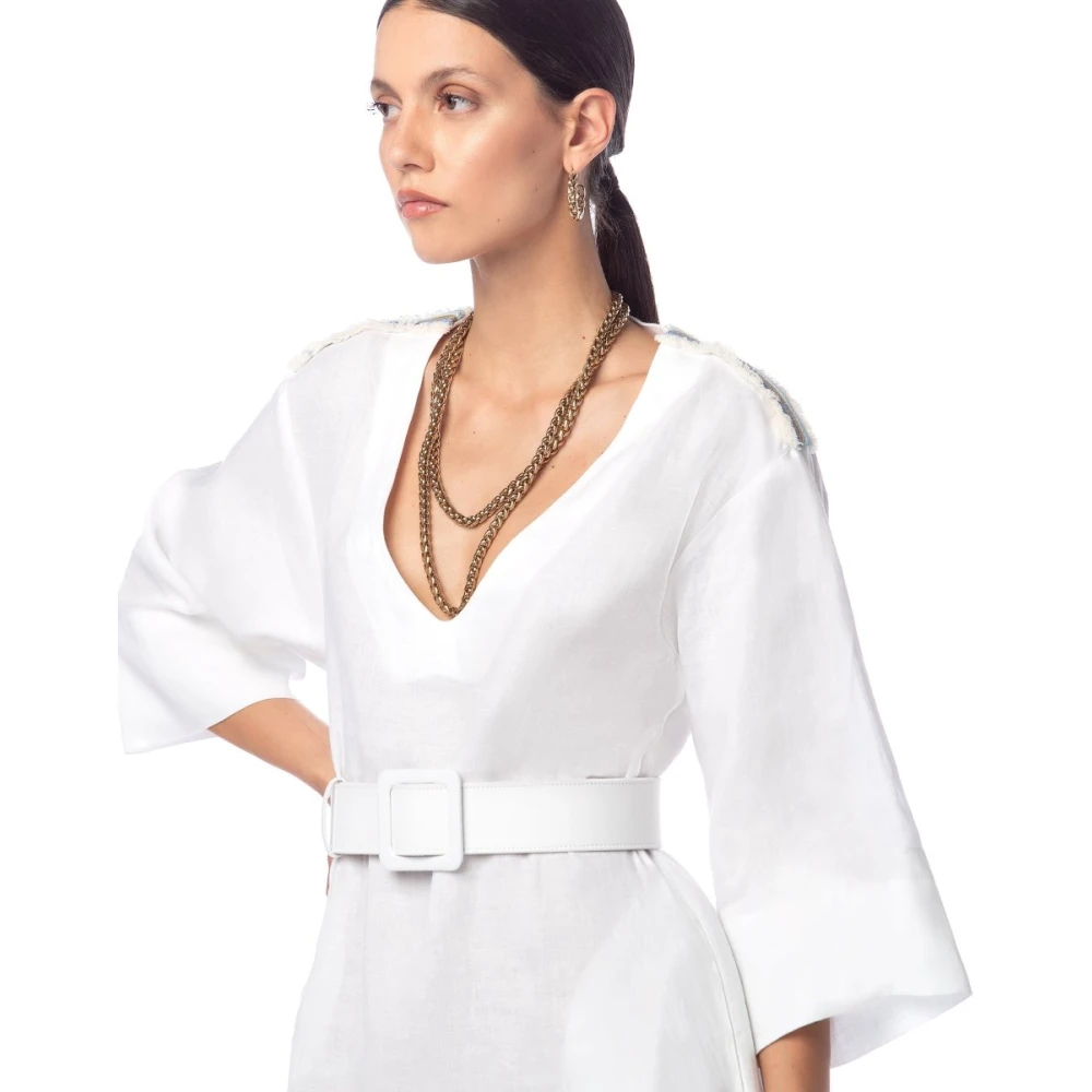 MVP wardrobe ST. Raphael Lange Jurk White Dames