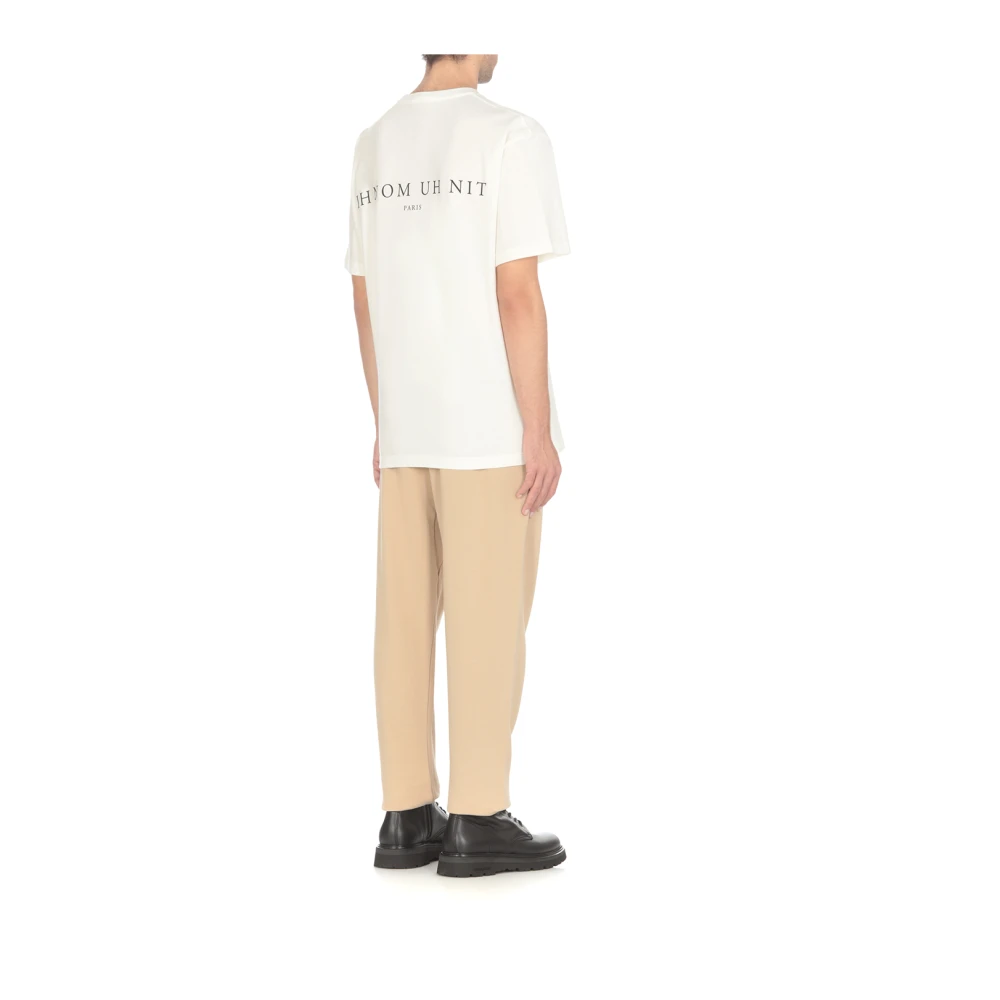 IH NOM UH NIT Beige Katoenen Sweatpants met Elastische Taille Beige Heren