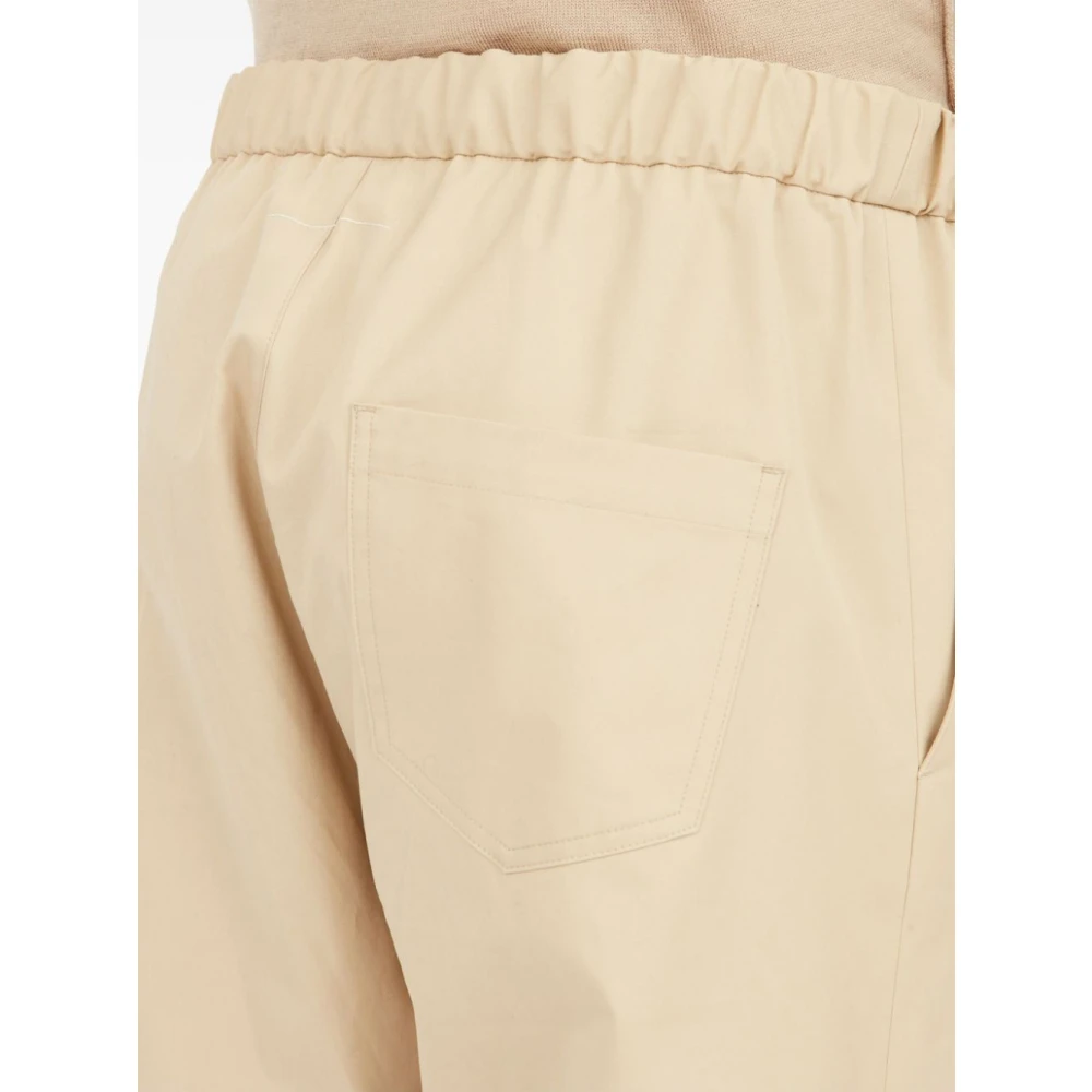 MM6 Maison Margiela Beige Drawstring Broek Beige Heren