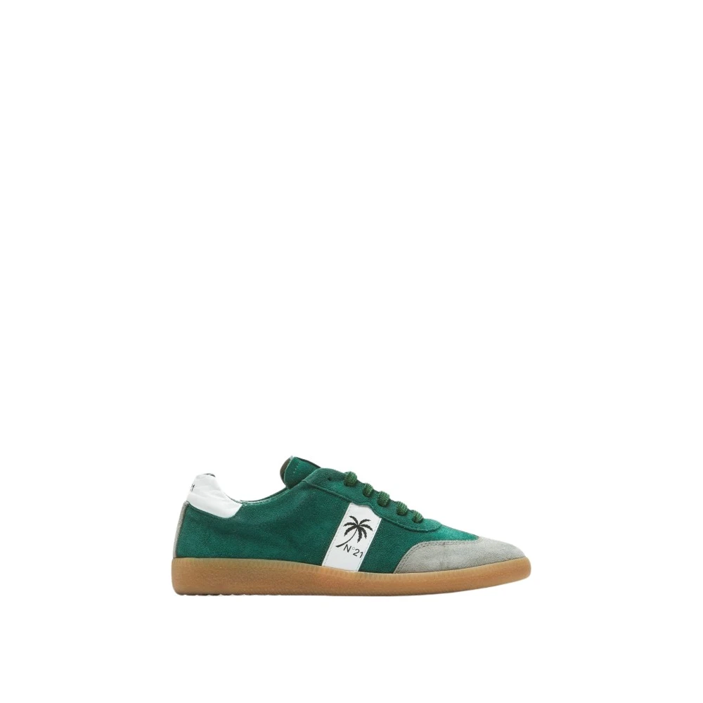N21 Palma Suède Sneakers Heren Schoenen Groen