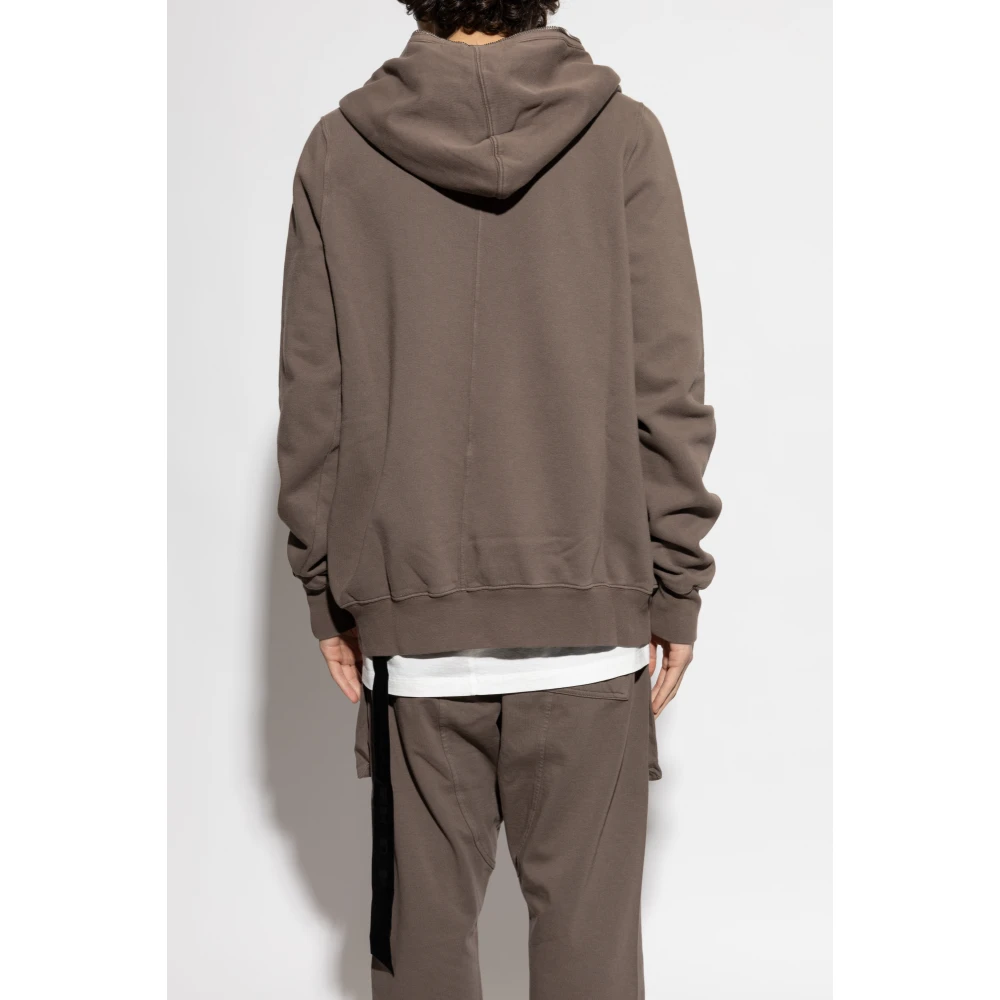 Rick Owens Gimp Hoodie Brown Heren