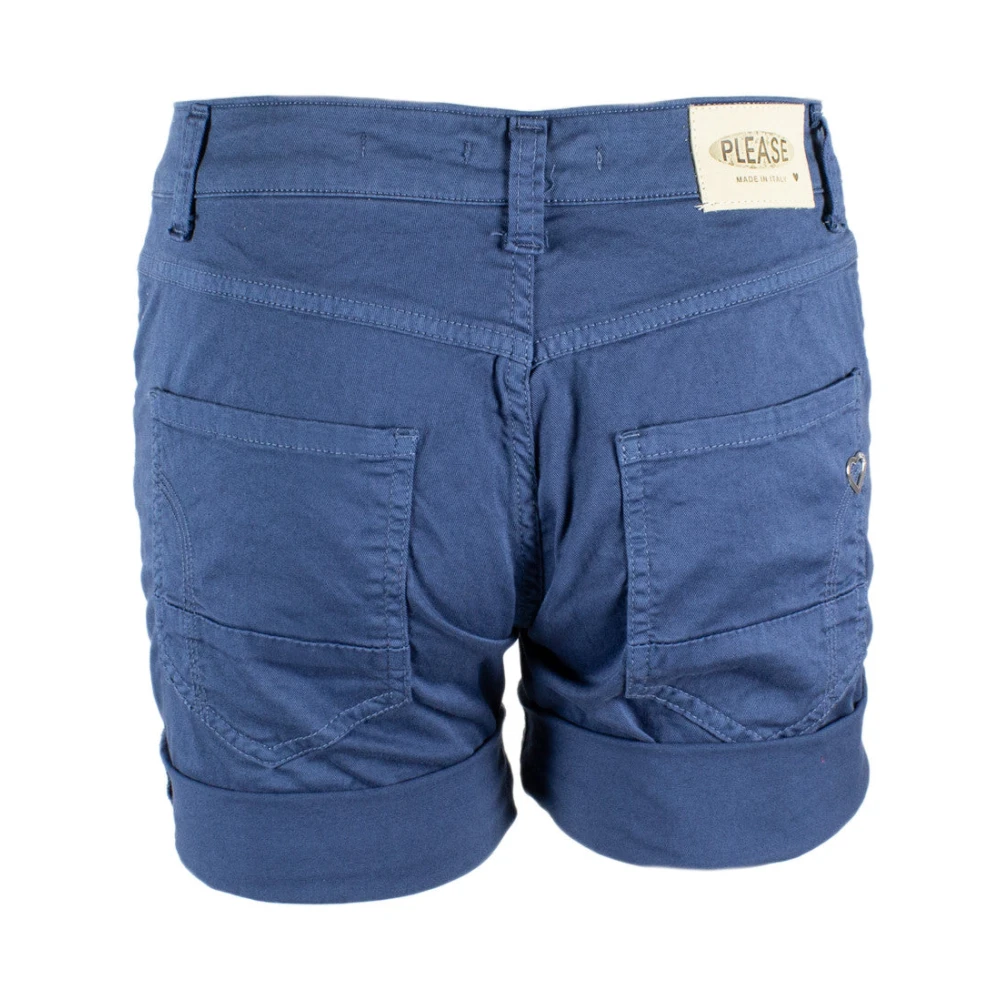Please Denim Shorts Blue Dames