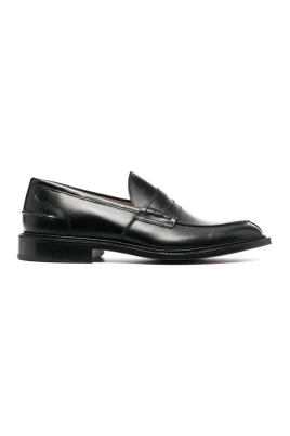 Klassisk Läder Loafer Sko